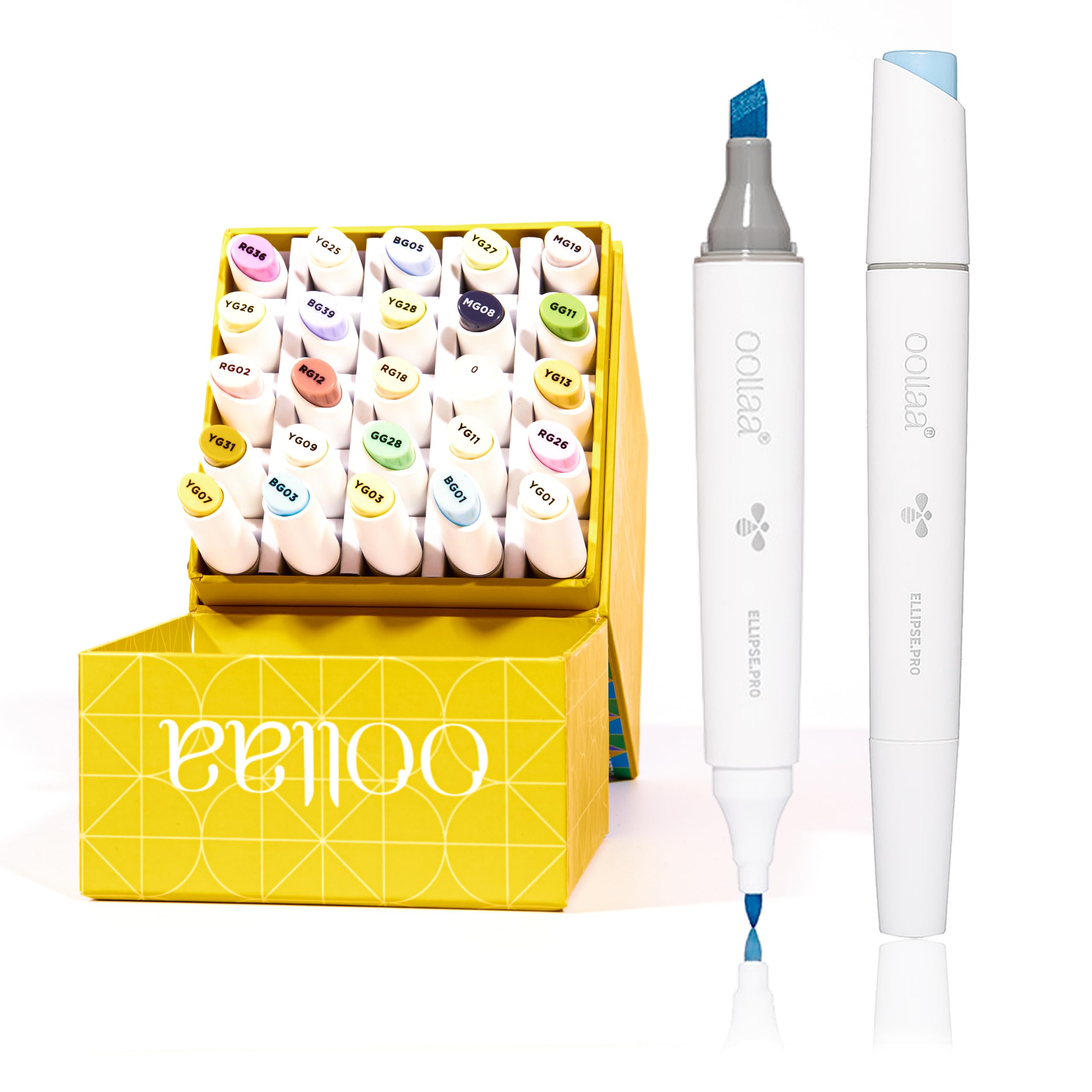 OOLLAA Markers Set - 24 Markers, Art Supply