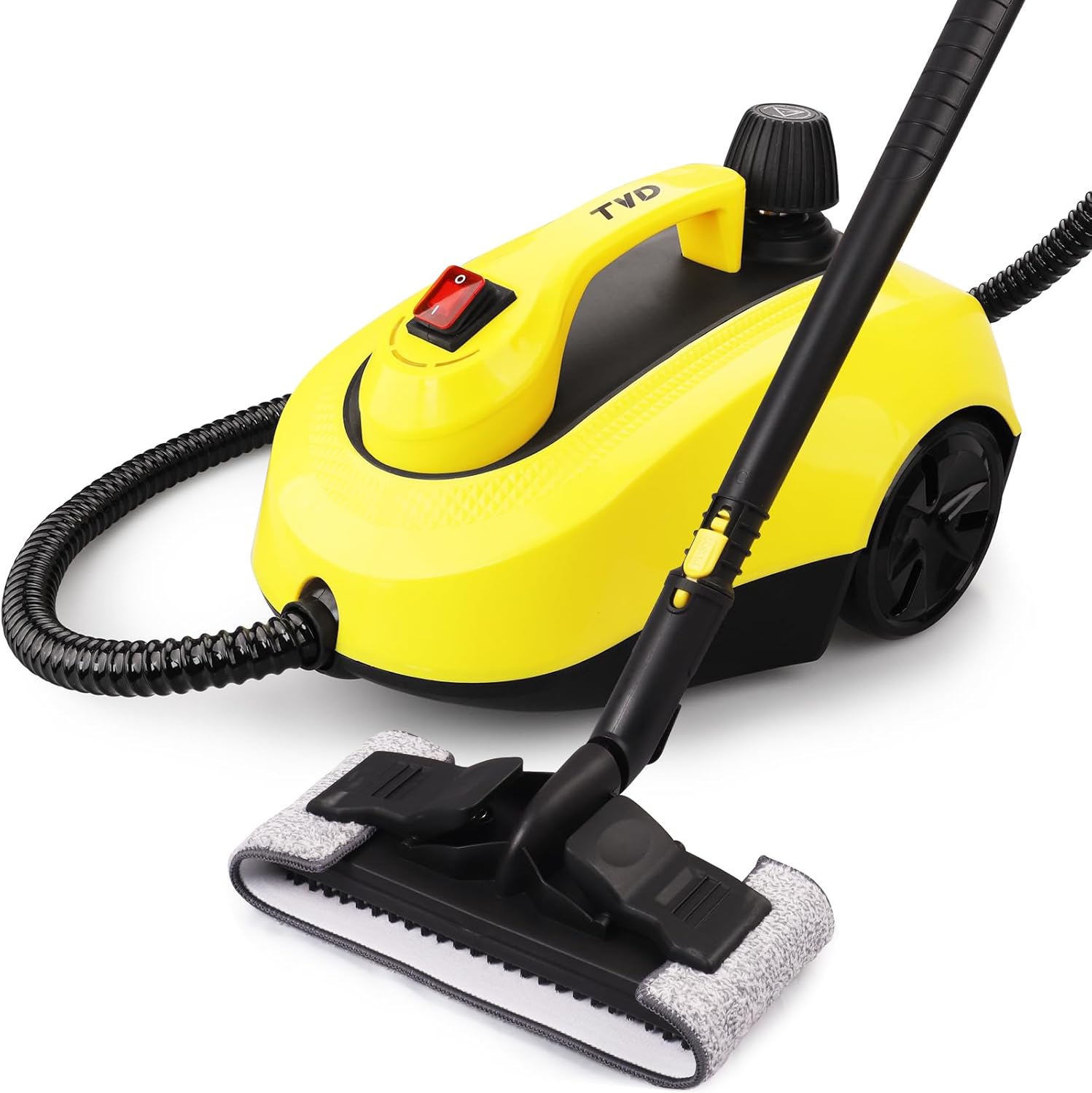 TVD Steam Cleaner SW-608 & Steam Mop for Floor Cleaning with 29 Accessories, 5m Cord for Carpet, Sofa, Oven & Car