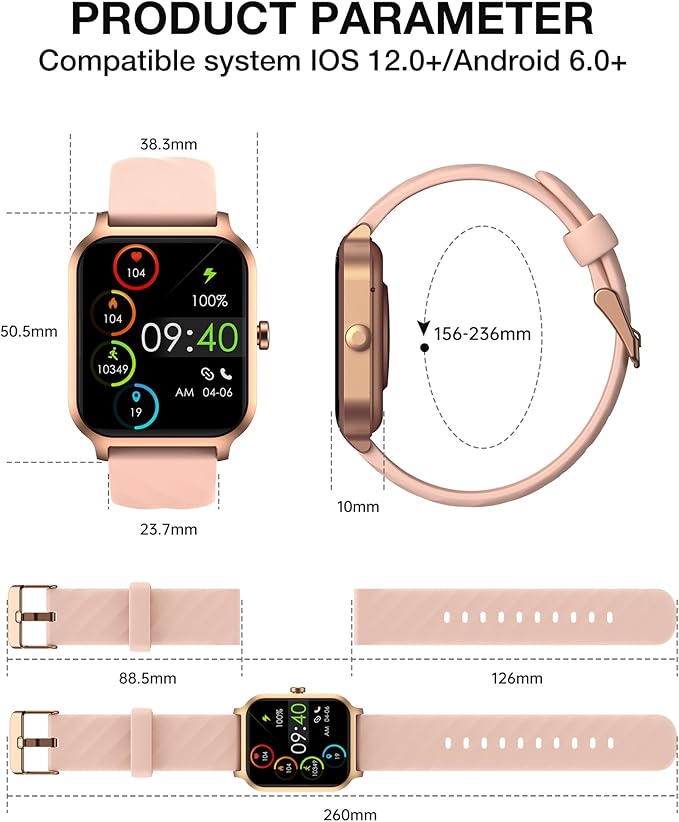 IFMDA Smart Watches for Women LW82Pro