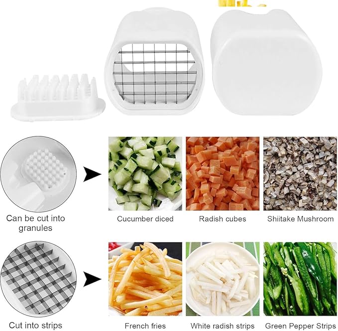 Quick Vegetable & Potato Chopper – Sharp Stainless Steel Dicer for Effortless Cutting