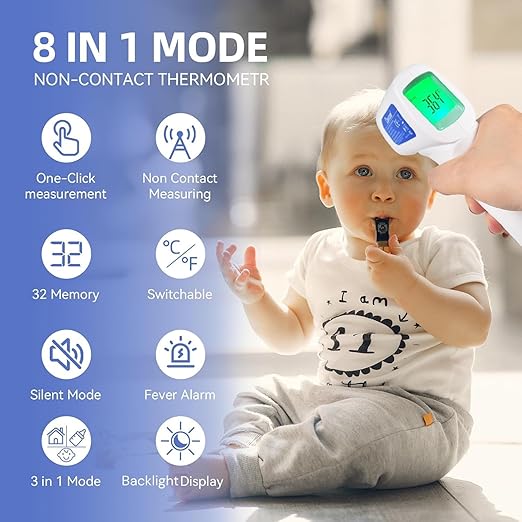 Berrcom Forehead Thermometer Non Contact Infrared(JXB-178)