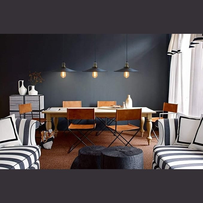 Enuotek Black Industrial Pendant Light – Adjustable Height (1 Pack)