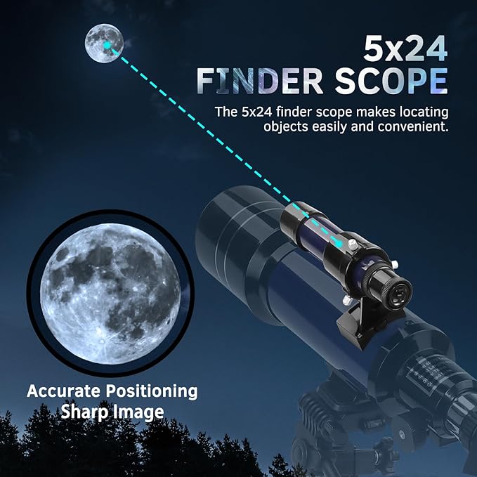 Maxlapter Telescope for Astronomy – HD Viewing for Moon & Planet Observation