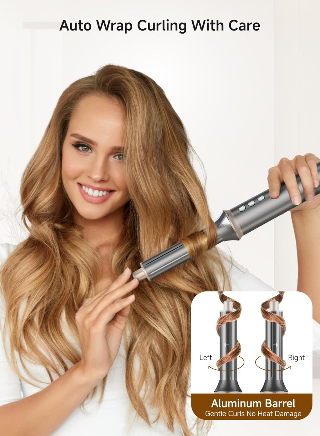 5-in-1 Hot Air Styler Set – Ionic Hair Dryer, Auto Curlers, Volumising & Straightening Brush