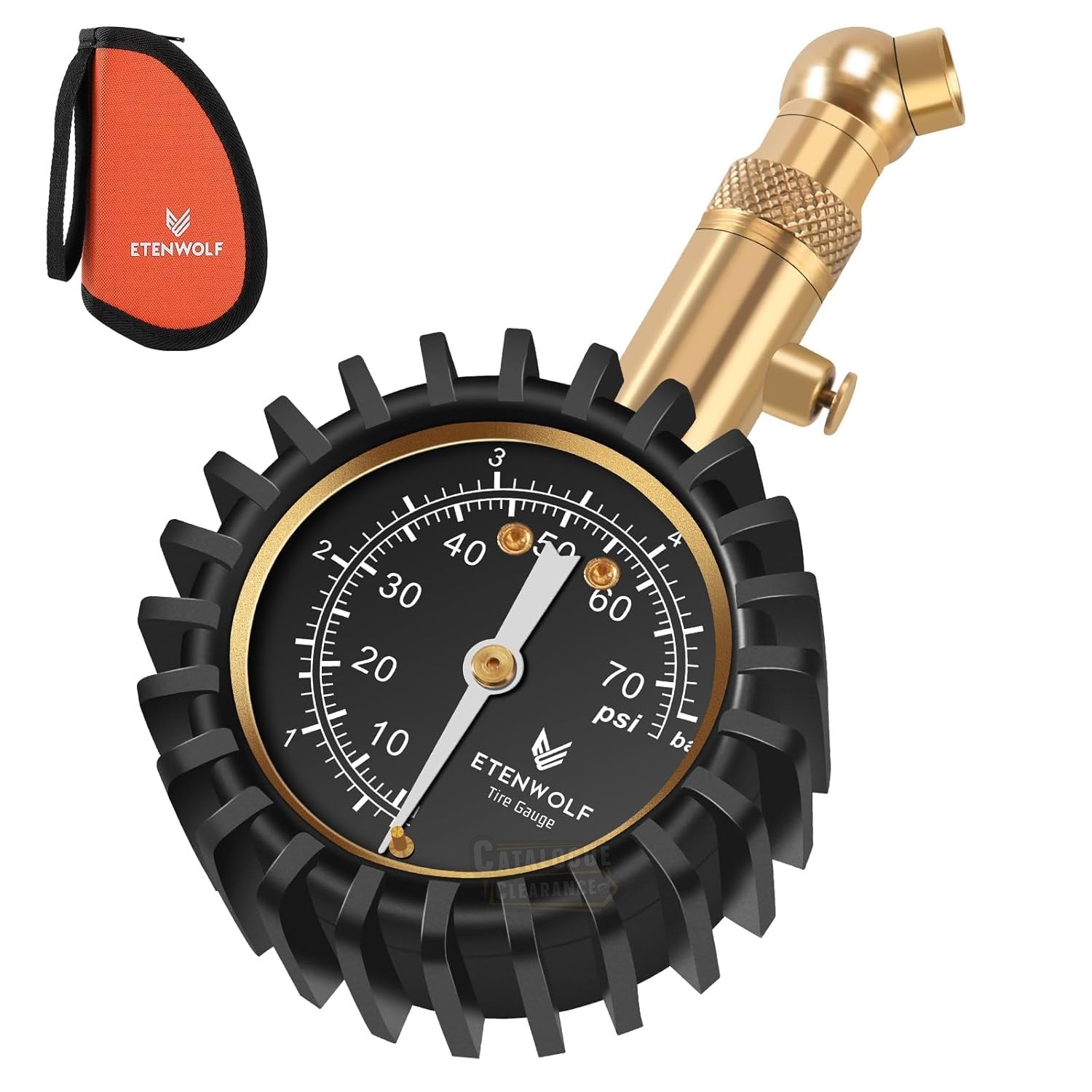 ETENWOLF G200 Tire Pressure Gauge for Cars 0-75 PSI