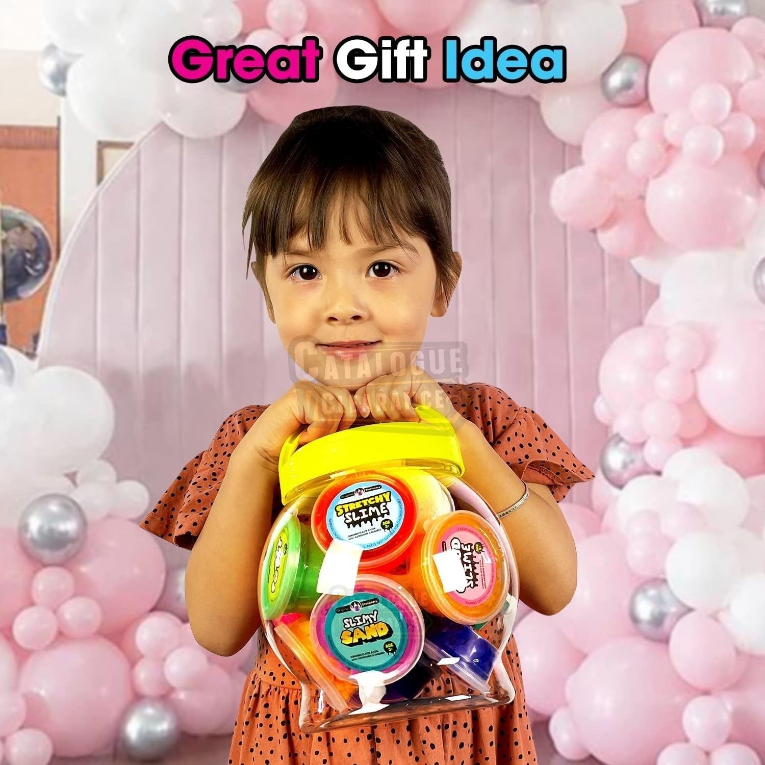 Creative Putty Variety Tub – Premade Slime Set with Crunchy, Butter & Putty Textures for Kids