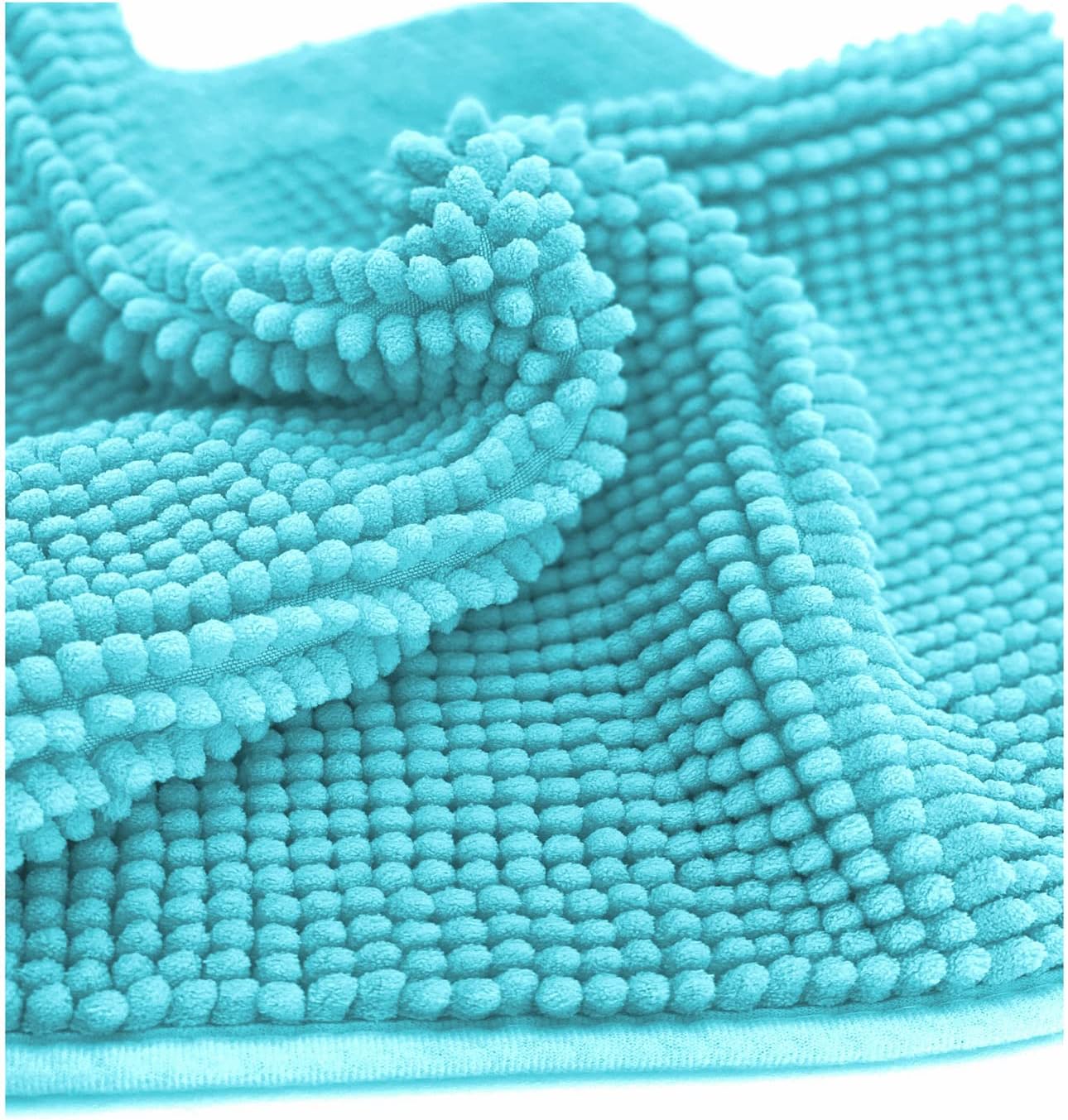High Street Premium Chenille High Pile Bath Mat – Super Soft Non-Slip Absorbent Bathroom Rug 50 x 80cm