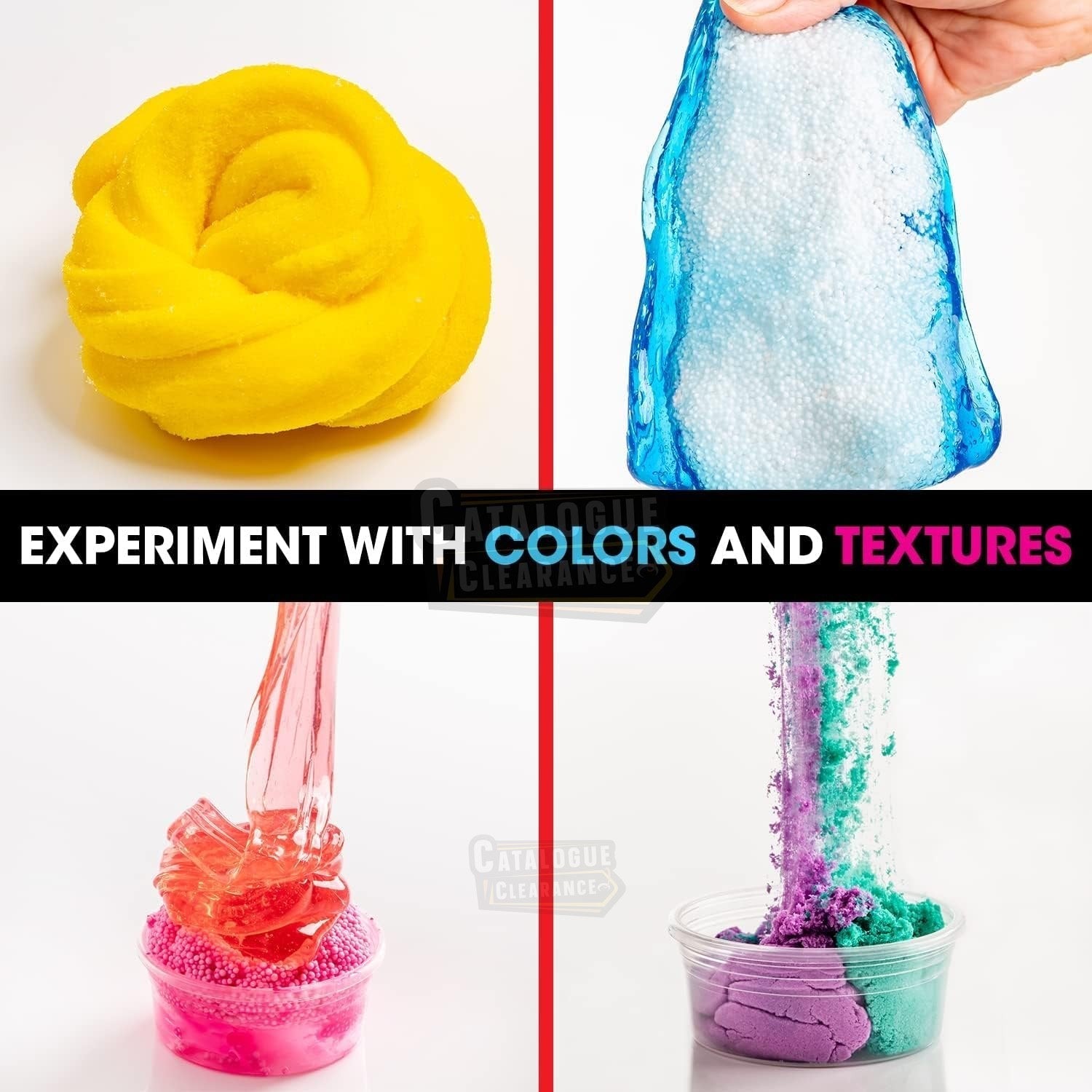 Creative Putty Variety Tub – Premade Slime Set with Crunchy, Butter & Putty Textures for Kids