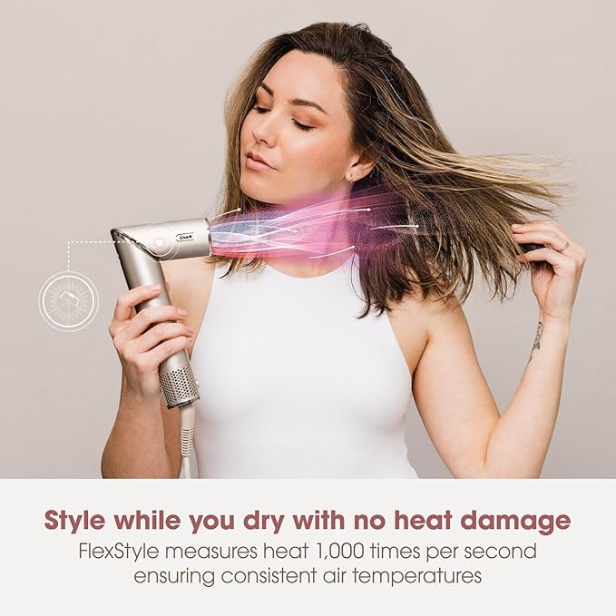 Shark FlexStyle 5-in-1 Air Styler & Hair Dryer with Storage Case - Stone HD446SLUK