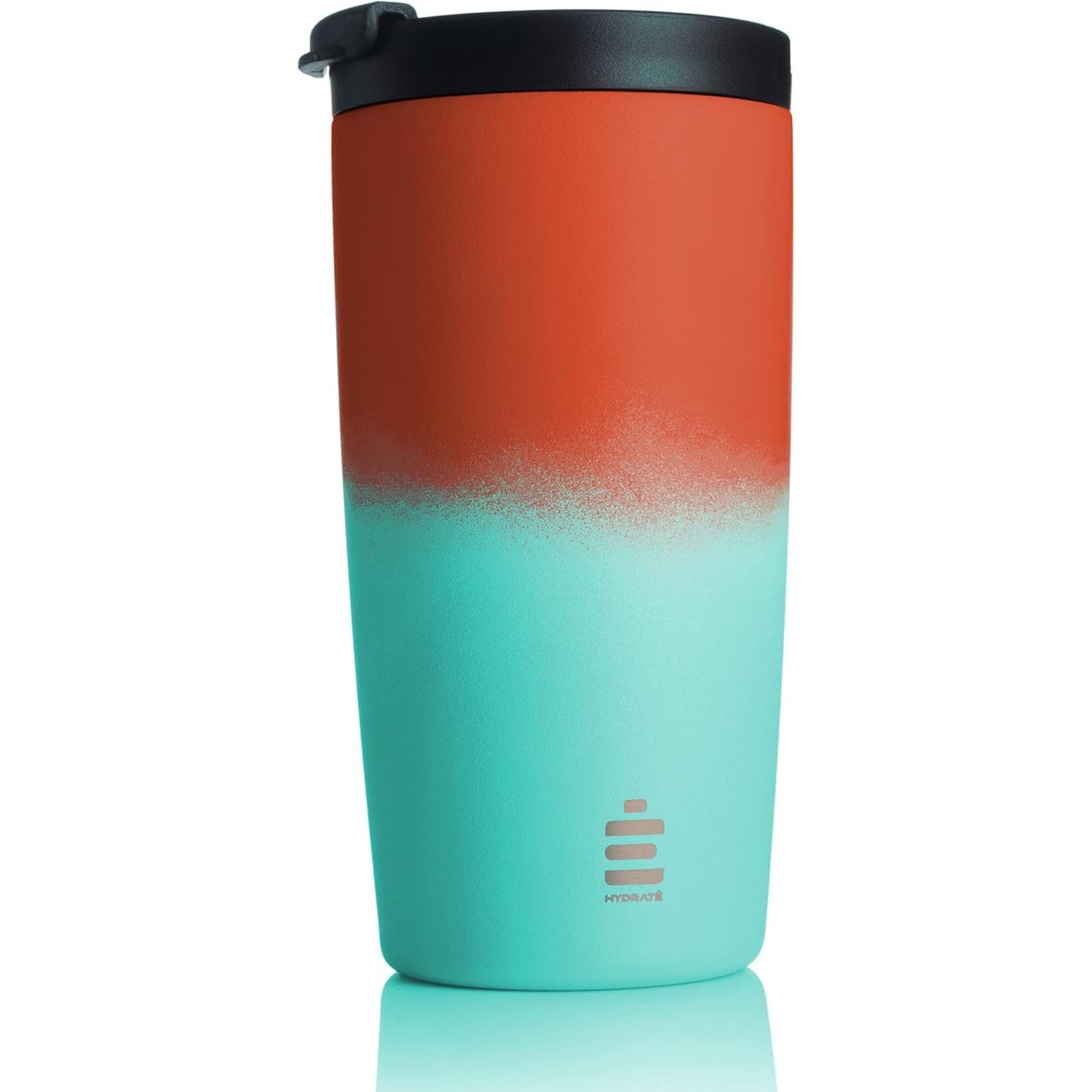 HYDRATE 500ml Insulated Travel Mug – Leak-Proof, Reusable Coffee Cup for Hot & Cold Drinks, Stainless Steel, Easy-Clean
