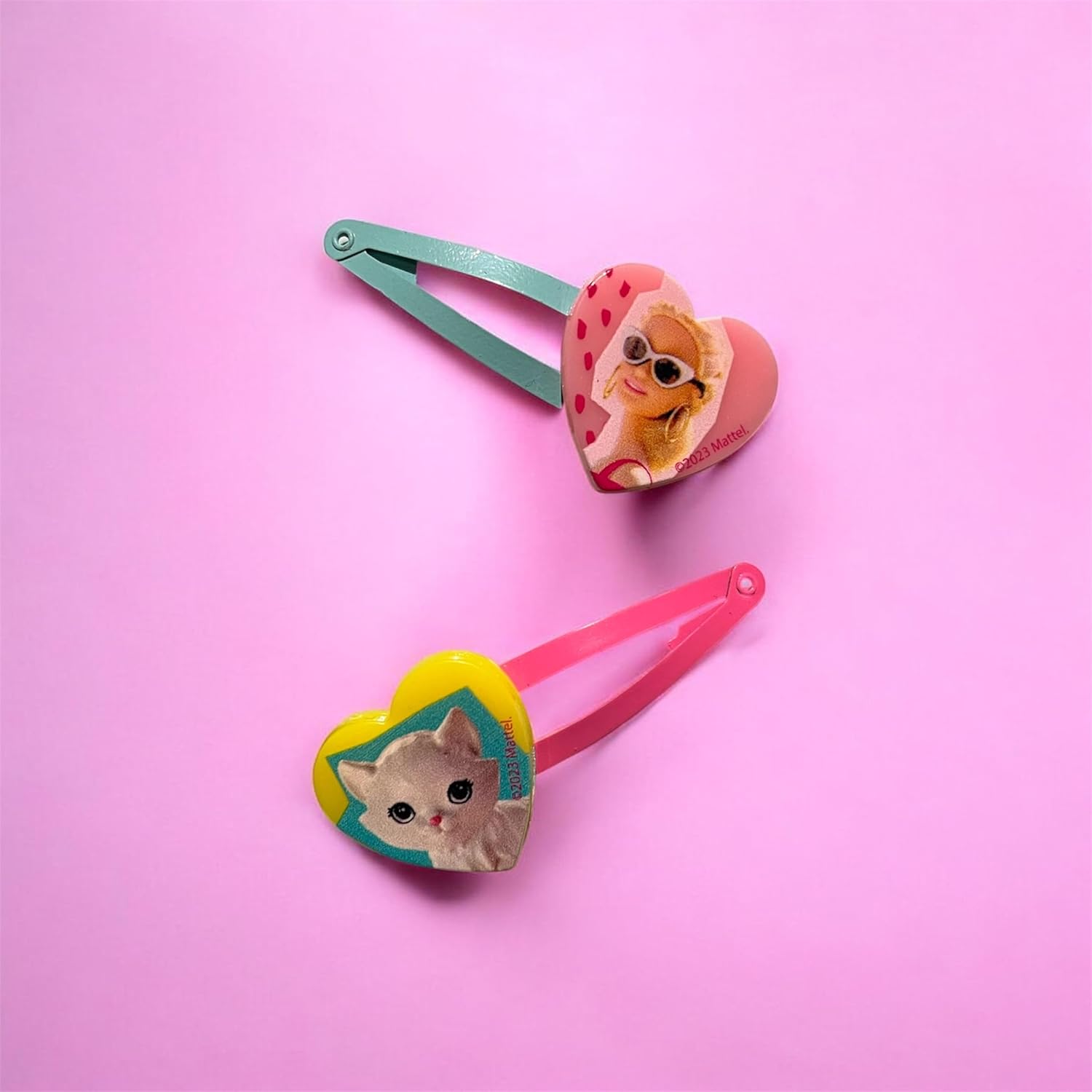 Barbie Detangling Hair Brush & Hair Clips Set for Girls – Kids Wet & Dry Hairbrush with 2 Styling Clips
