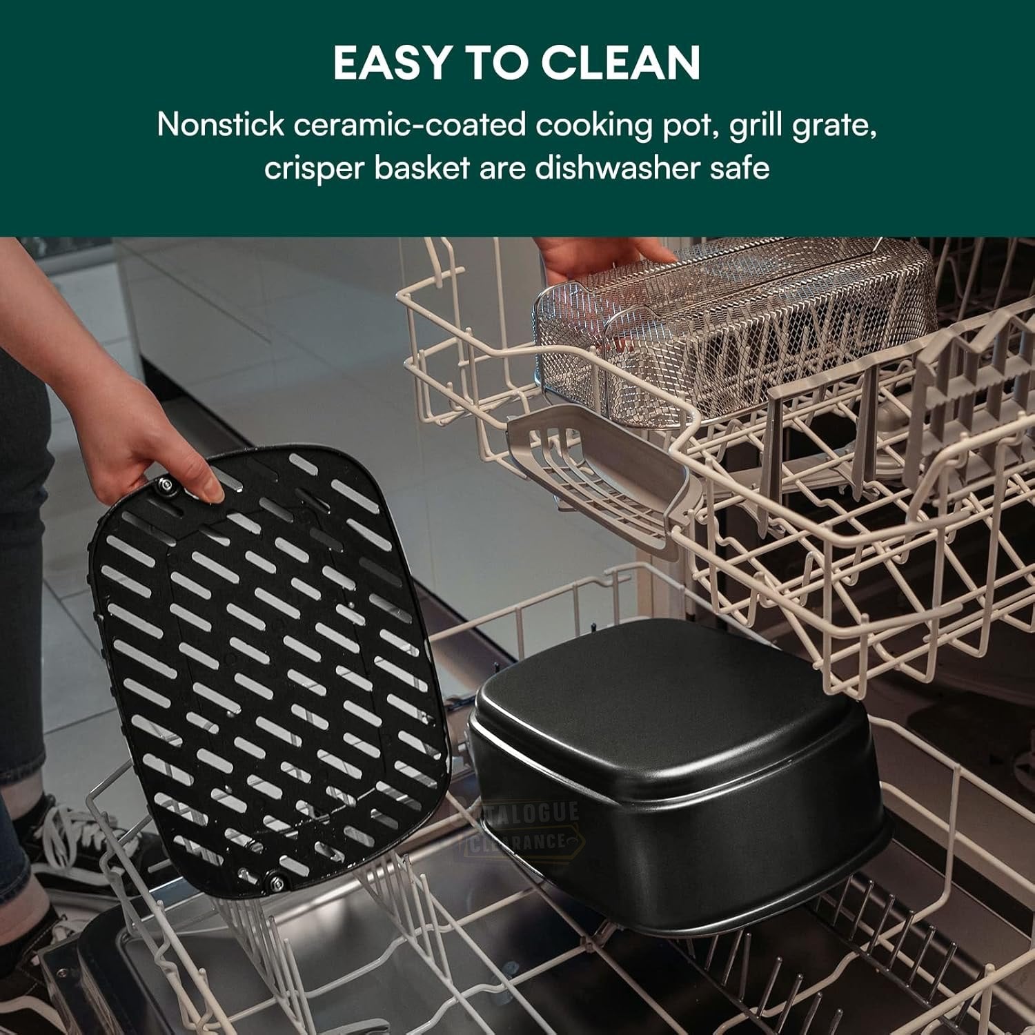 CHEFREE 6L Health Grill & Air Fryer – 6-in-1 XL Smart Multicooker, Smokeless & Oil-Free (AFG01)