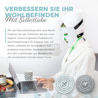 Nourished Body&skin LED Face & Neck Mask - 7 Colours for Anti-Aging & Rejuvenation