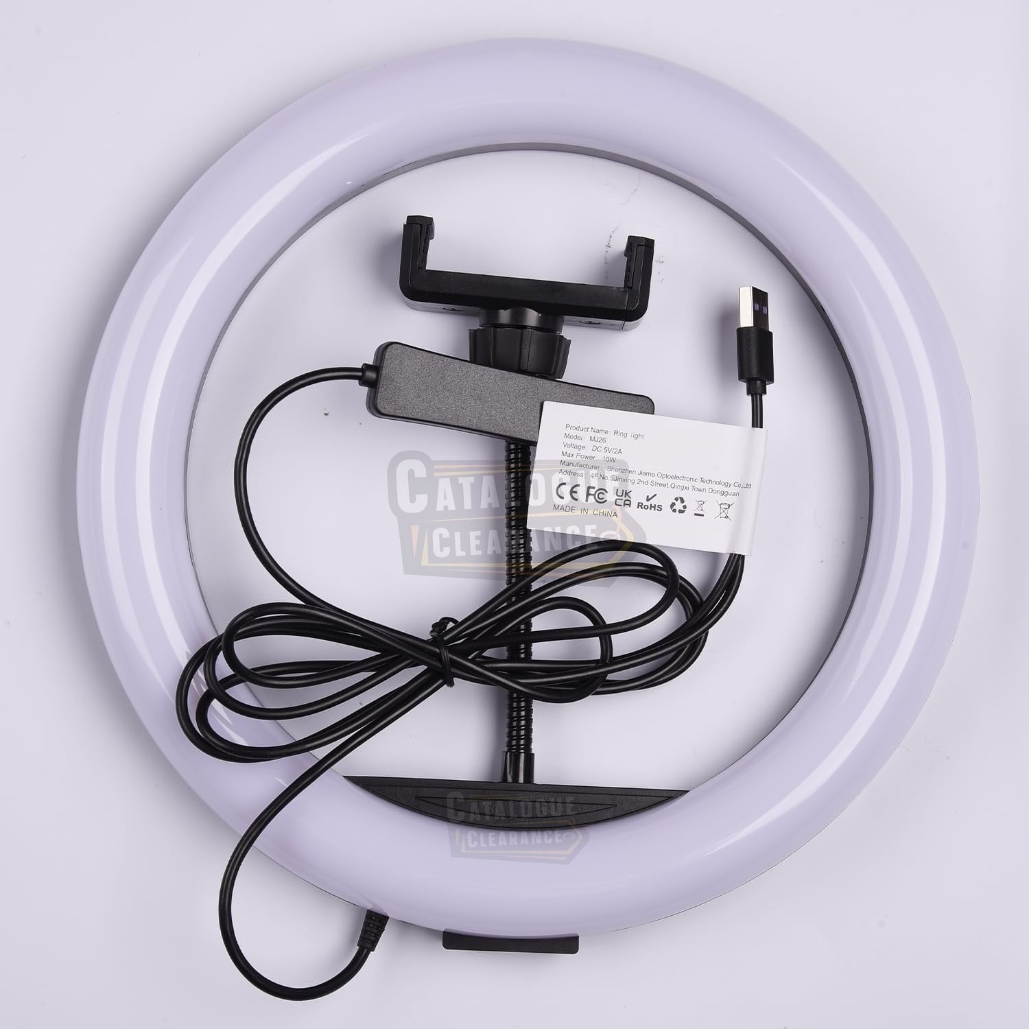 10" Ring Light with Tripod  – Dimmable LED for Streaming & Makeup