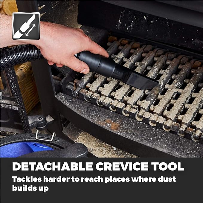 800W Ash Vacuum Cleaner with 18L Capacity & HEPA Filtration – Ultra-Lightweight with Crevice Tool