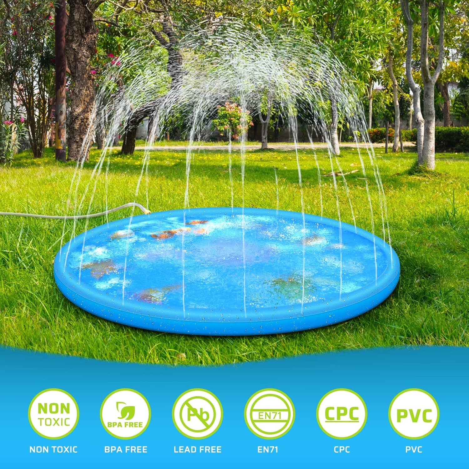 SPLASH PAD - SKY BLUE/SEA GREEN COLOR - Kids/Pets by Dookey