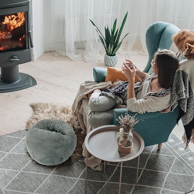 Heated Foot Warmer & Massager – Plush Electric Foot Cushion