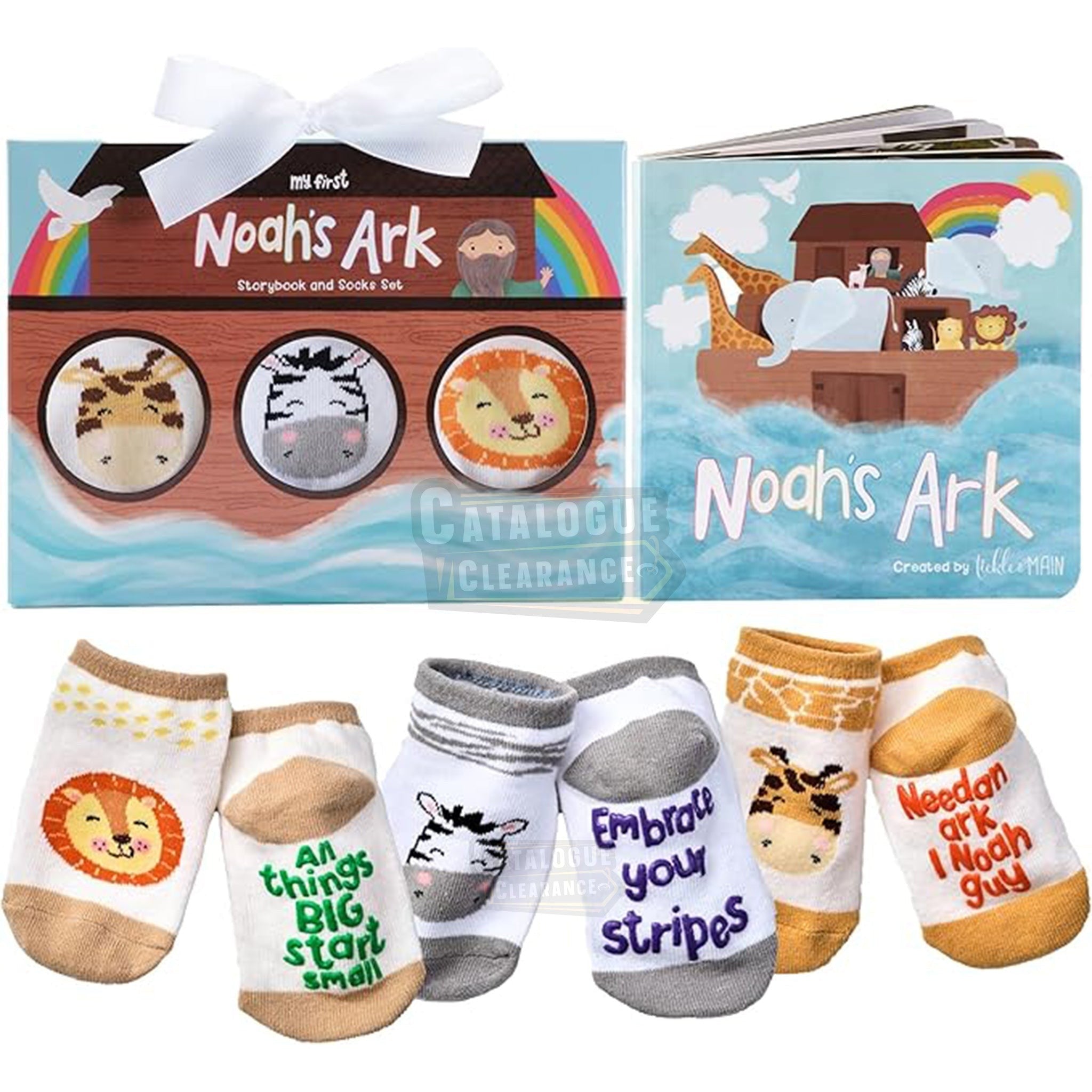 Noah's Ark 9-Piece Gift Set Bundle for Infants