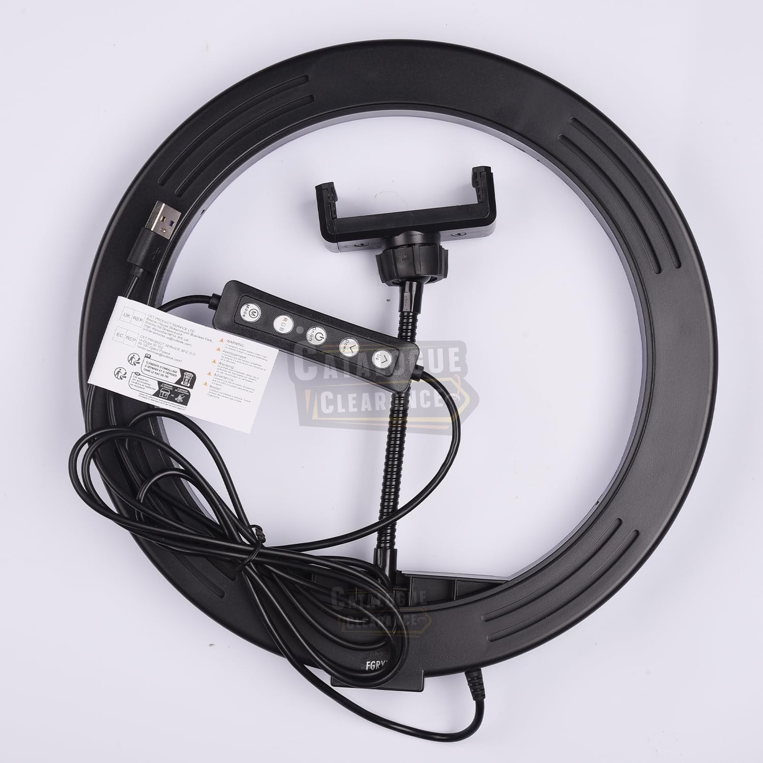 10" Ring Light with Tripod  – Dimmable LED for Streaming & Makeup