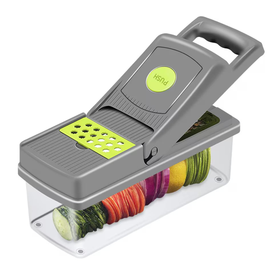14 Piece Salad Prep Vegetable Cutter and Slicer Set