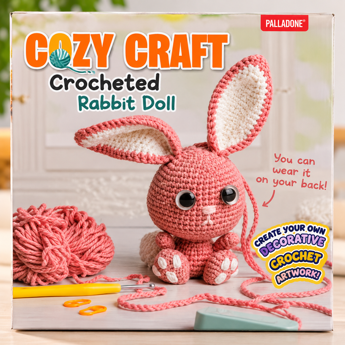 Cozy Craft DIY Crochet Kit – Cute Animal & Teapot Collection | 5 Designs to choose from