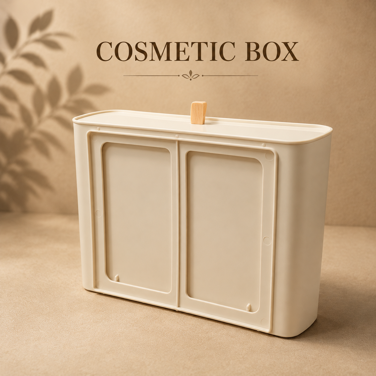 COSMETIC STORAGE BOX - PULL-ON DRAWER - CONVENIENTLY DESIGNED FOR COSMETICS & SKINCARE PRODUCTS