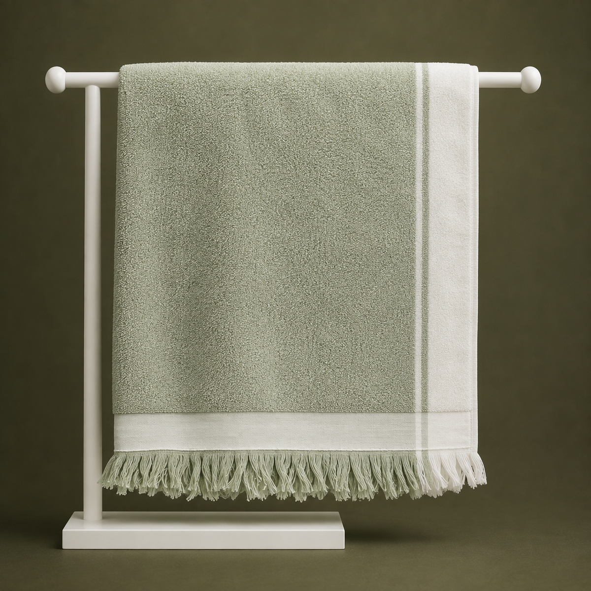 SHORELINE STRIPE BEACH TOWELS - SUPER SOFT IN 4 DIFFERENT COLORS - 100% COTTON