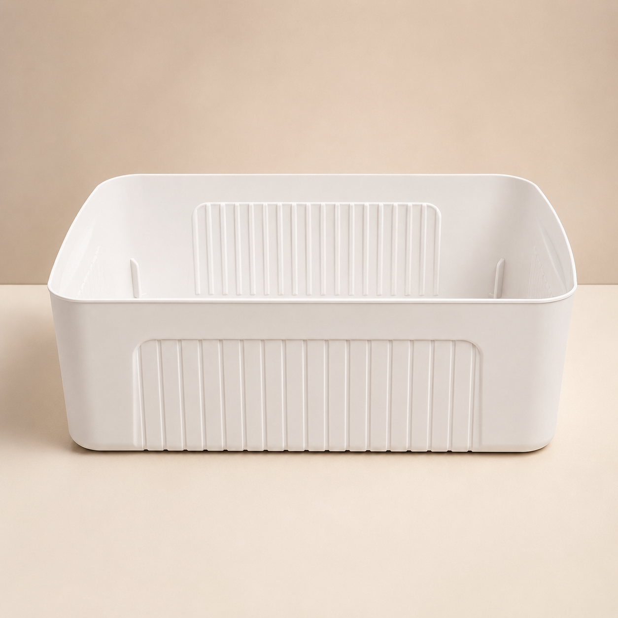 STORAGE BASKET WITH FITTED LID - PERFECT FOR HOME & OFFICE USE