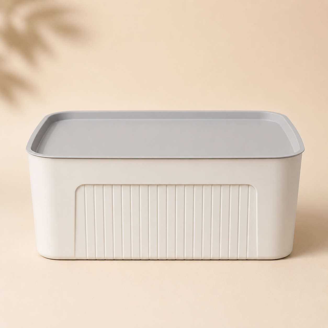 STORAGE BASKET WITH FITTED LID - PERFECT FOR HOME & OFFICE USE