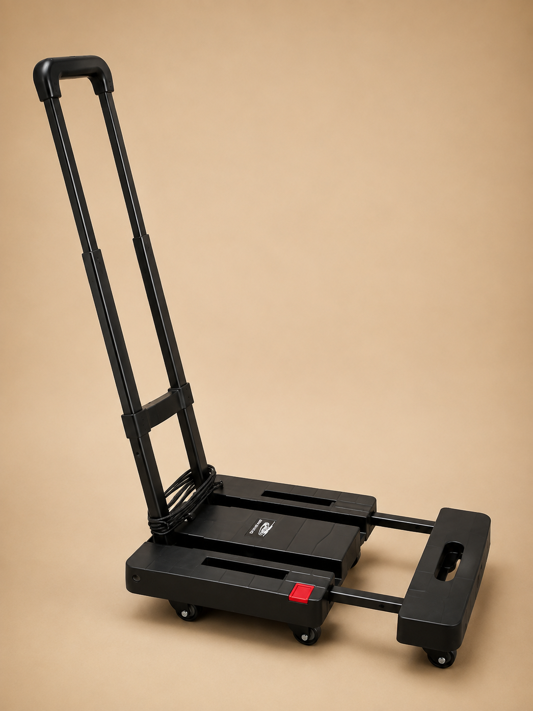 FOLDING HAND TRUCK - FOR MOVING THE ITEMS - BLACK IN COLOR