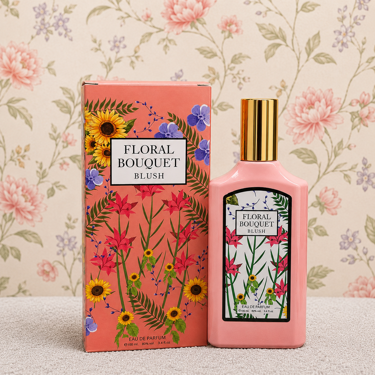 FLORAL BOUQUET- BLUSH - EAU DE PARFUM - 100ML RICH & ELEGANT SPRAY FOR HER