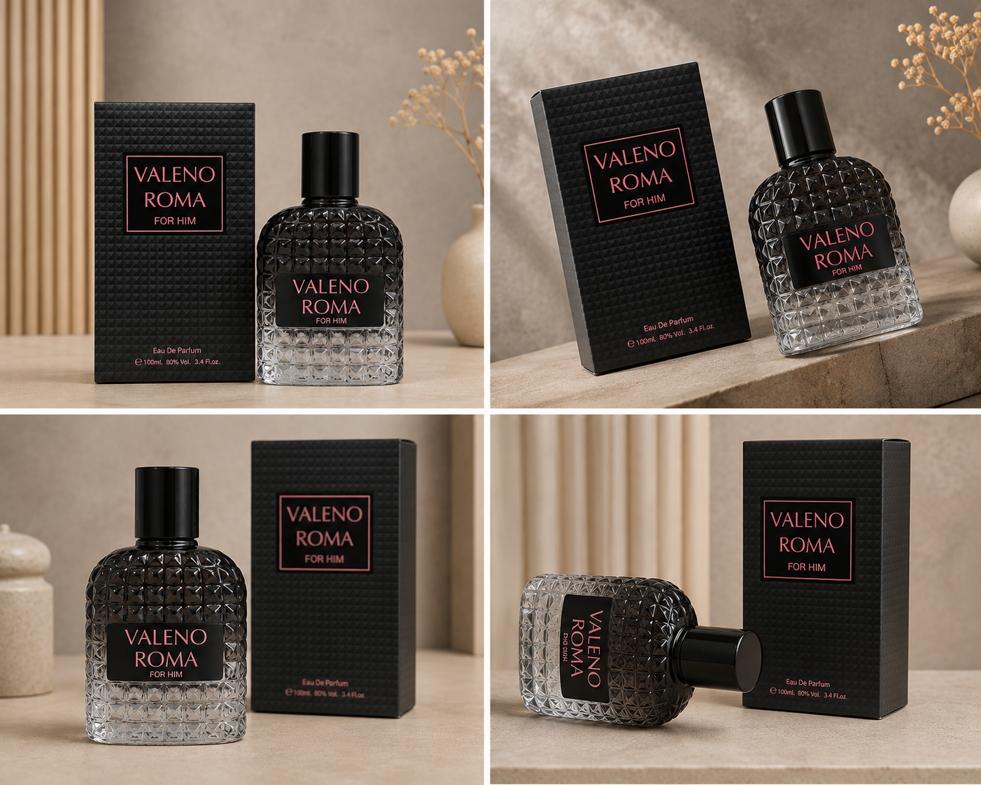 VALENO ROMA FOR HIM - EAU DE PARFUM - 100ML - CLASSIC & SUBTLE FRAGRANCE