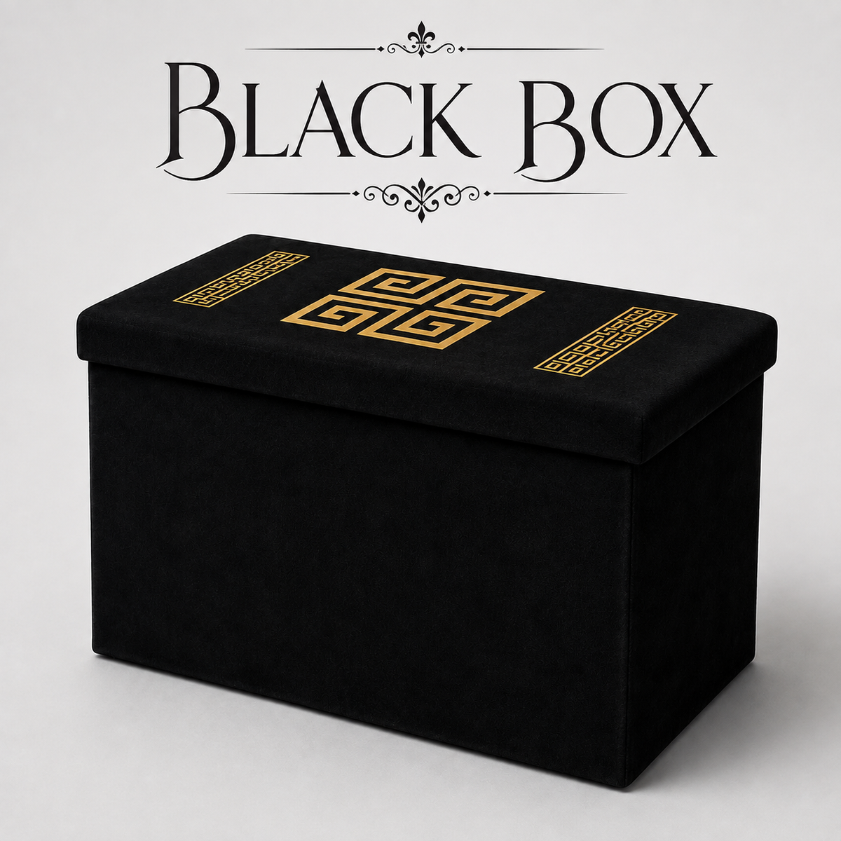 STORAGE BOX IN 5 COLORS - STYLISH, STACKABLE & DURABLE STORAGE MADE FOR THE MODERN HOME - (Size - 76cm*38cm*38cm) by NORIGOLD OTTOMAN