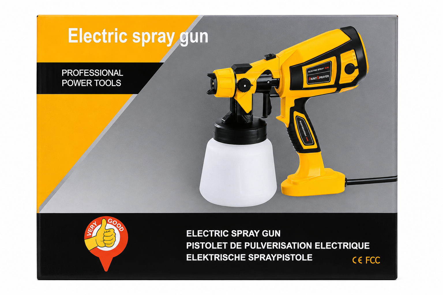 ELECTRIC SPRAY GUN IN YELLOW COLOR - (MODEL:CN 600D)