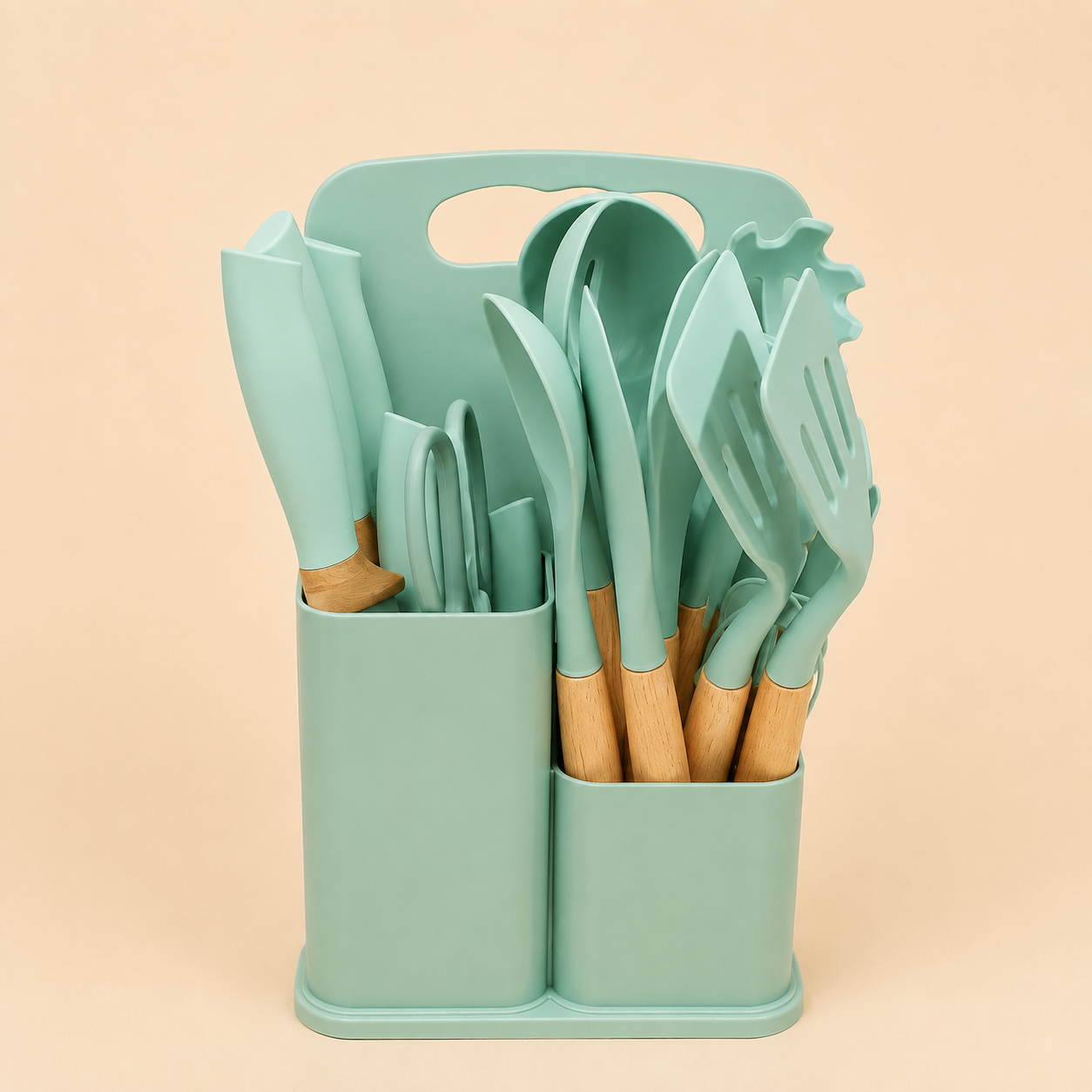KITCHENWARE SET - GREY/ SEA GREEN / WHITE IN COLOR TO CHOOSE FROM - STYLISH LOOK