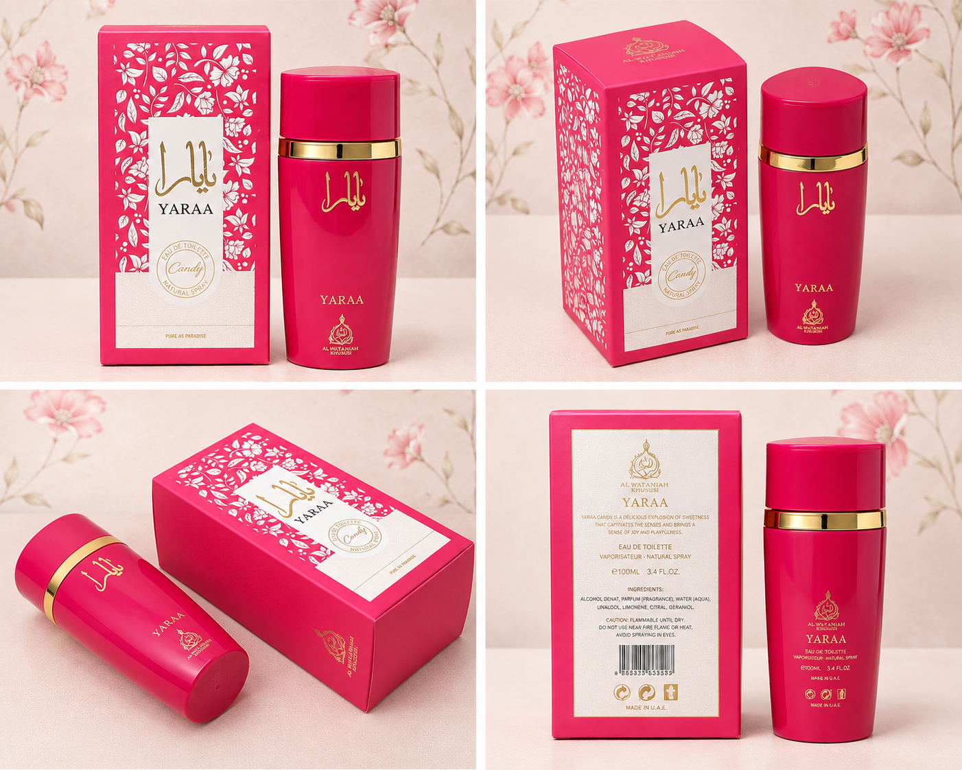 YAARA CANDY - EAU DE TOILETTE FOR HER - 100ML