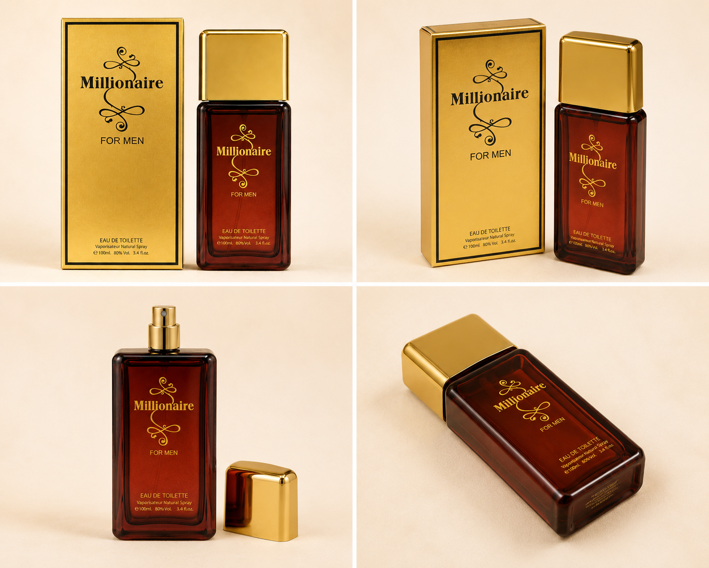 MILLIONAIRE FOR MEN – EAU DE TOILETTE - 100ML
