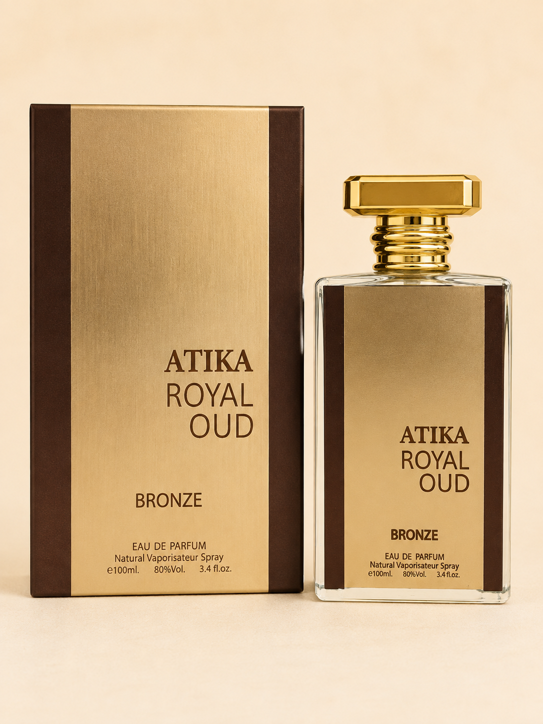 AKITA ROYAL OUD - BRONZE - EAU DE PARFUM - 100ML UNISEX NATURAL VAPORISETEUR SPRAY