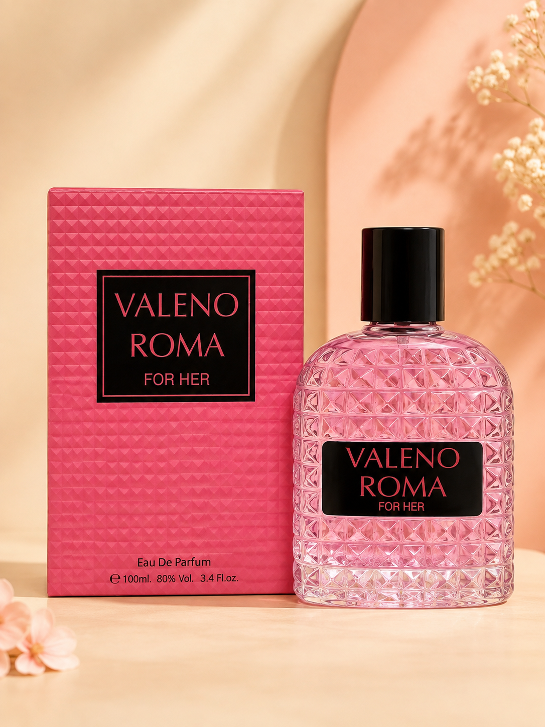 VALENO ROMA FOR HER – EAU DE PARFUM - 100ML - FRESH, FRUITY AND FLRAL NOTES