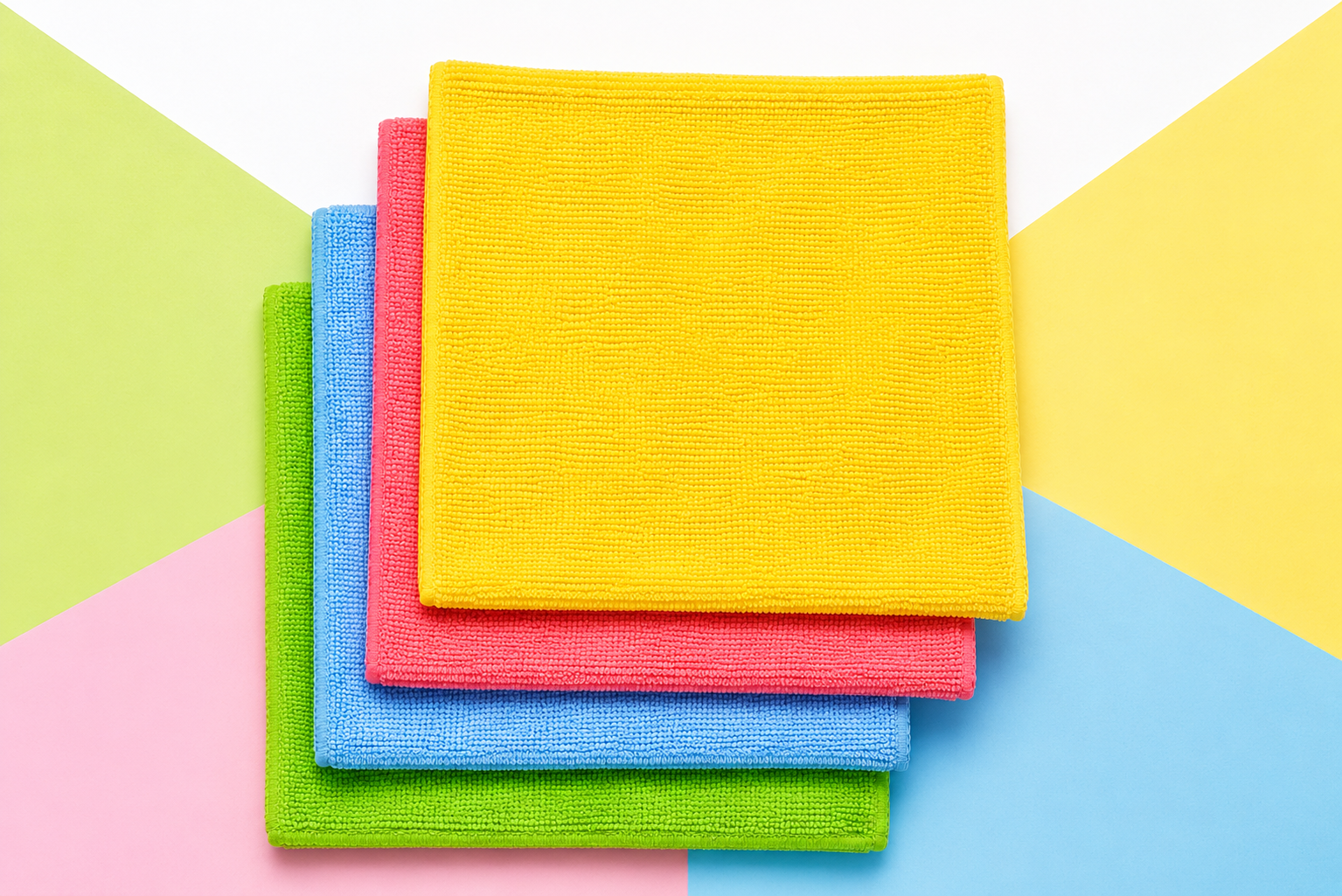 MICROFIBRE CLEANING CLOTH BOX FOR KITCHEN - 40 PIECES/BOX - (30*30CM) SUPER SOFT & ABSORBENT