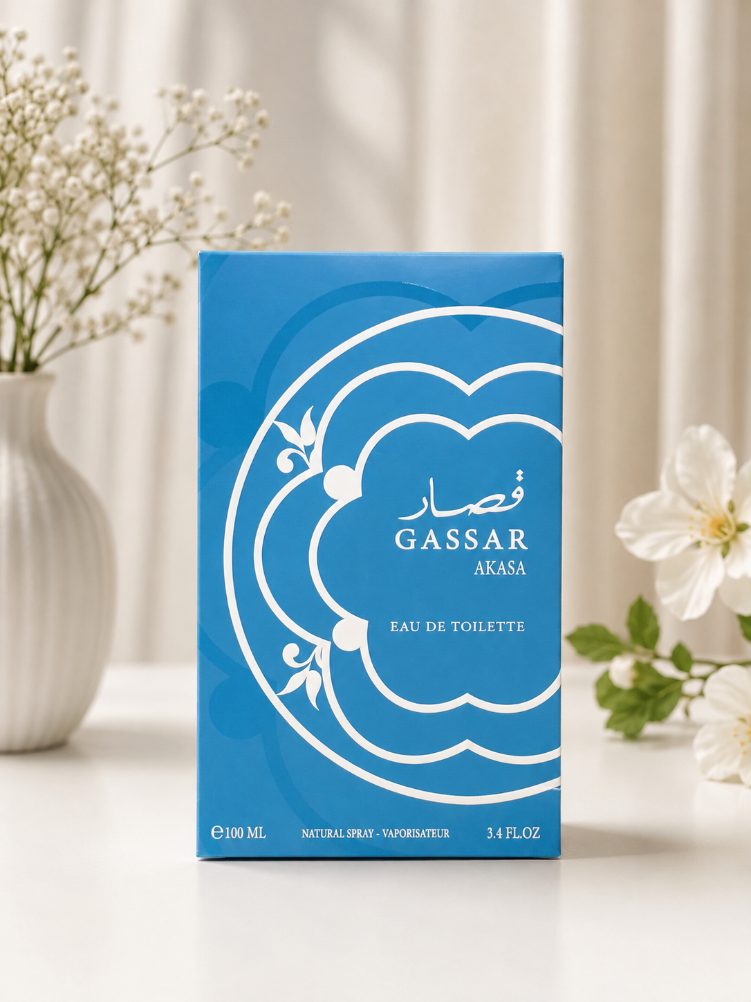 GASSAR AKASA PERFUME WITH NATURAL SPRAY - EAU DE TOILETTE - UNISEX -100ml