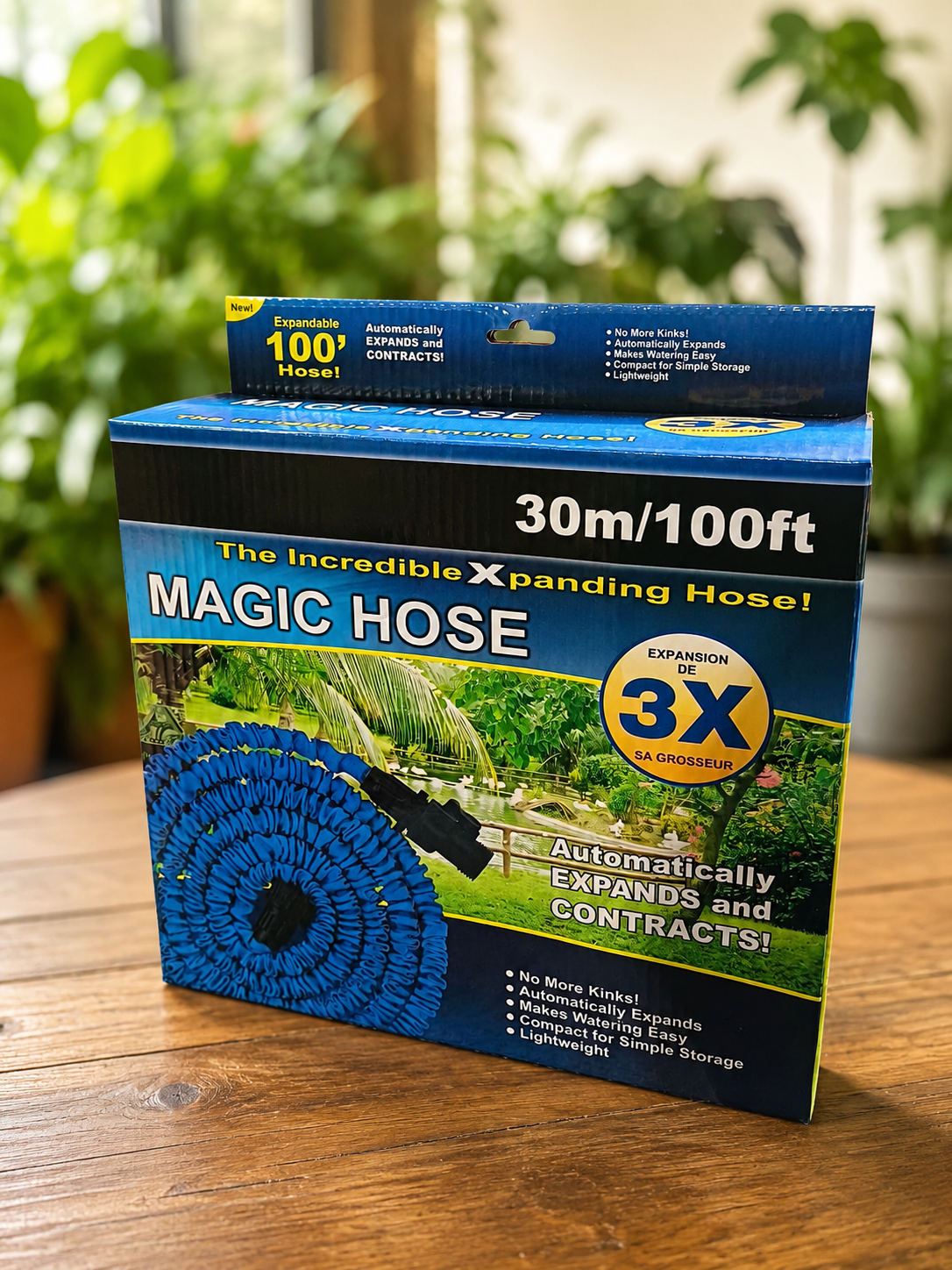 MAGIC HOSE - THE INCREDIBLE 30 METERS LONG & EXPANDING GARDEN HOSE