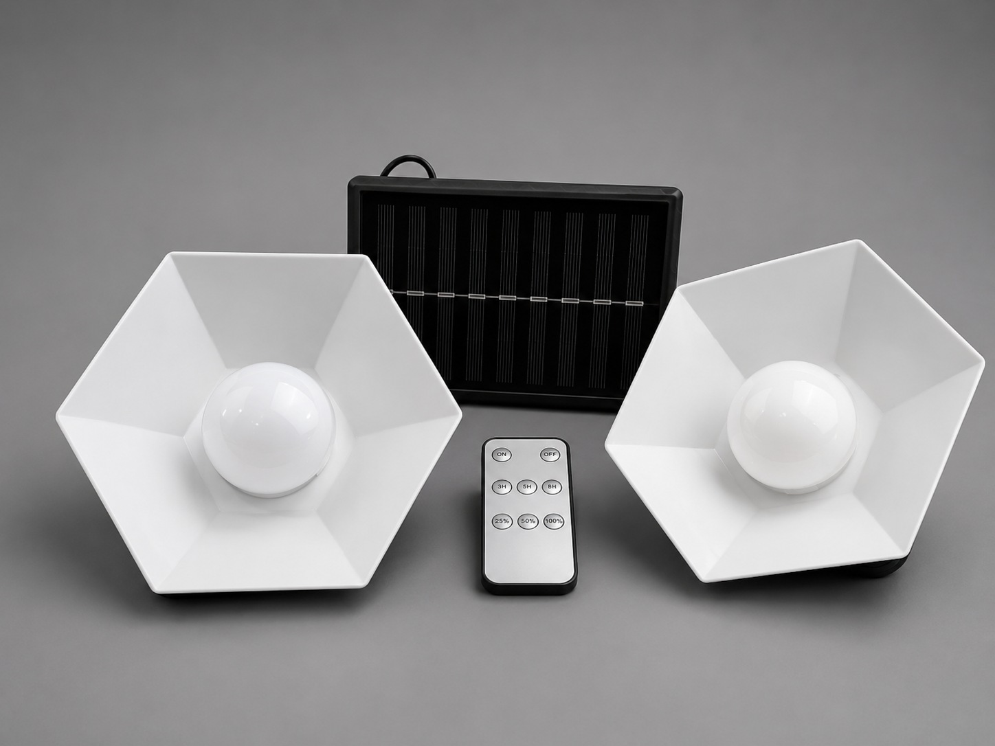 SOLAR HANGING LIGHTS - SET OF 2/BOX INCLUDING ACCESSORIES