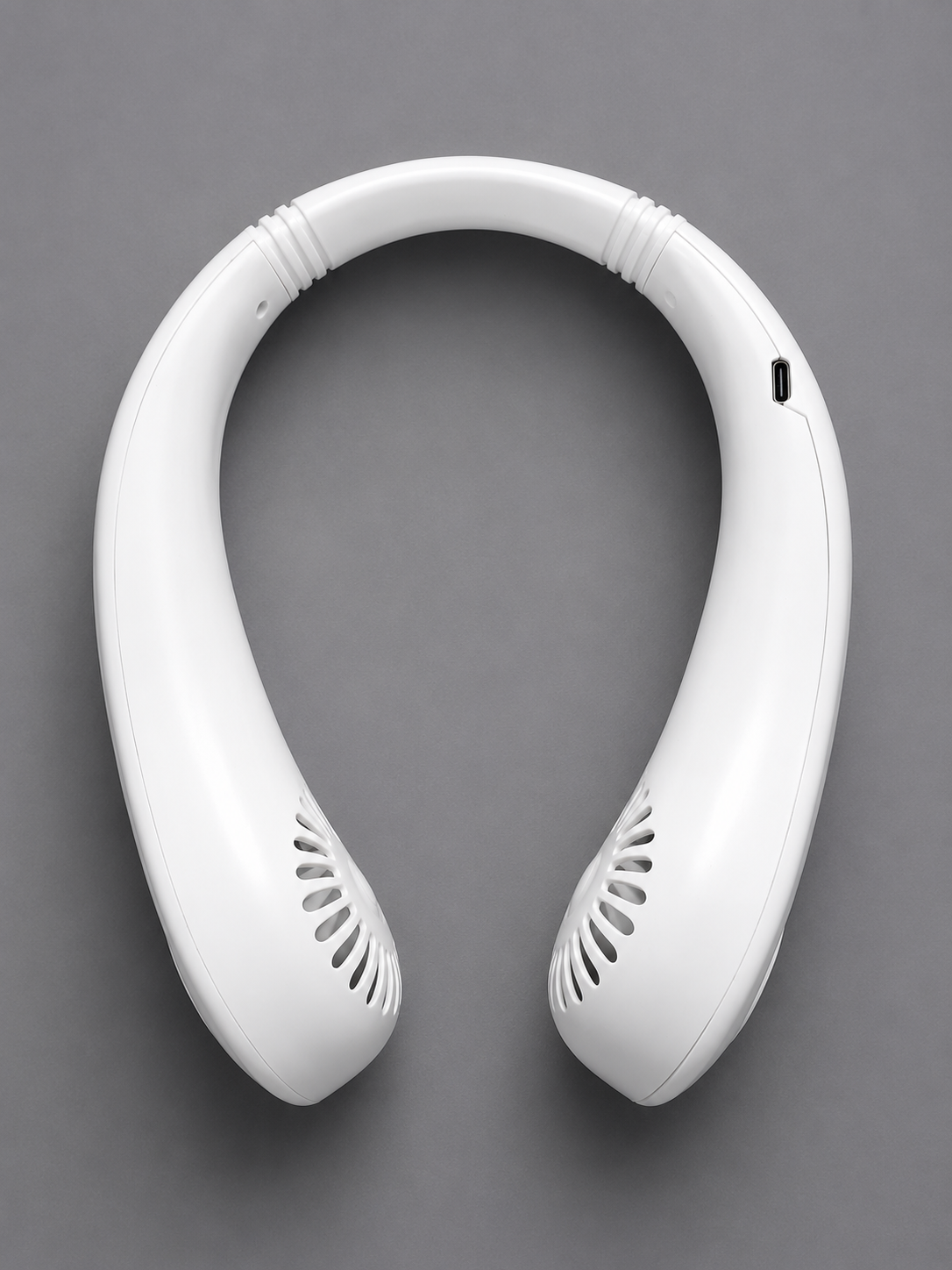 NECK FAN - X5LEAFLESS HANGING - WHITE EDITION WITH ADJUSTABLE FAN SPEEDS