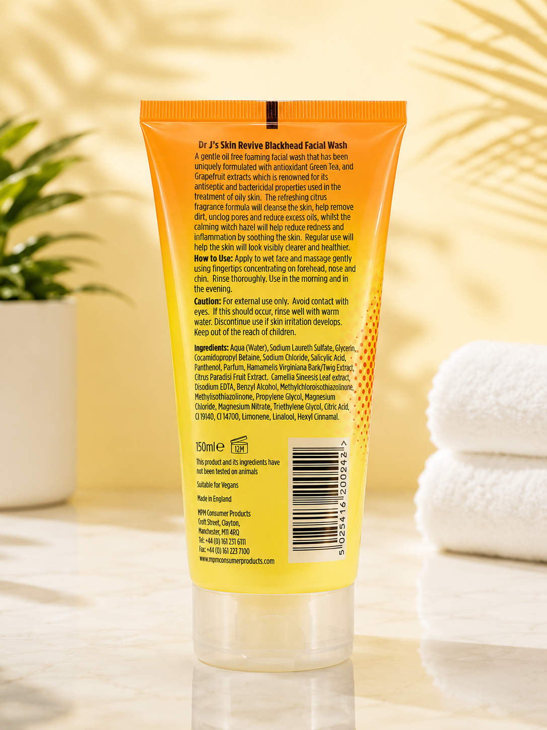 BLACKHEAD FACIAL WASH - 150ml FOR DAILY USE TO GET CLEAR & OIL-FREE SKIN by - Dr J's SKIN REVIVE