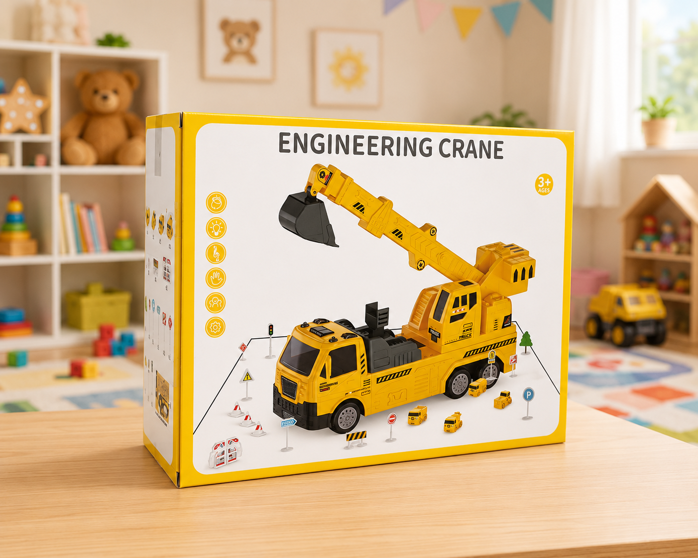 ENGINEERING CRANE - BEST PLAY SET FOR TODDLERS ABOVE 3 YEARS TO BUILD SKILLS