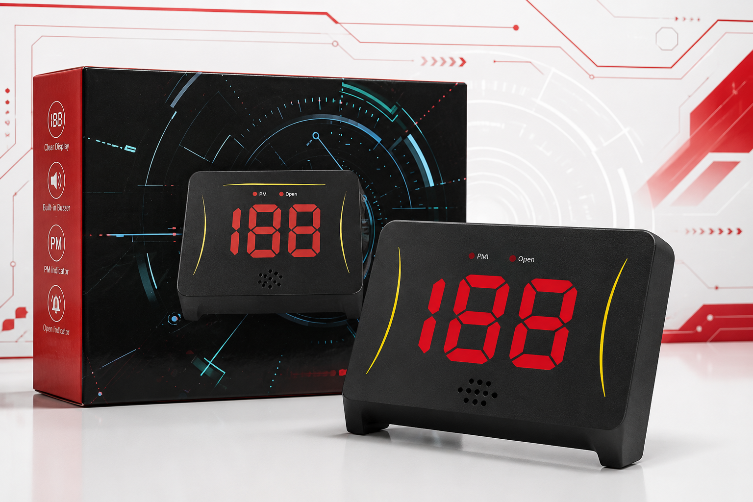 DRM MULTI-SPORT RADAR GUN -HANDS-FREE SPEED MEASUREMENT DEVICE
