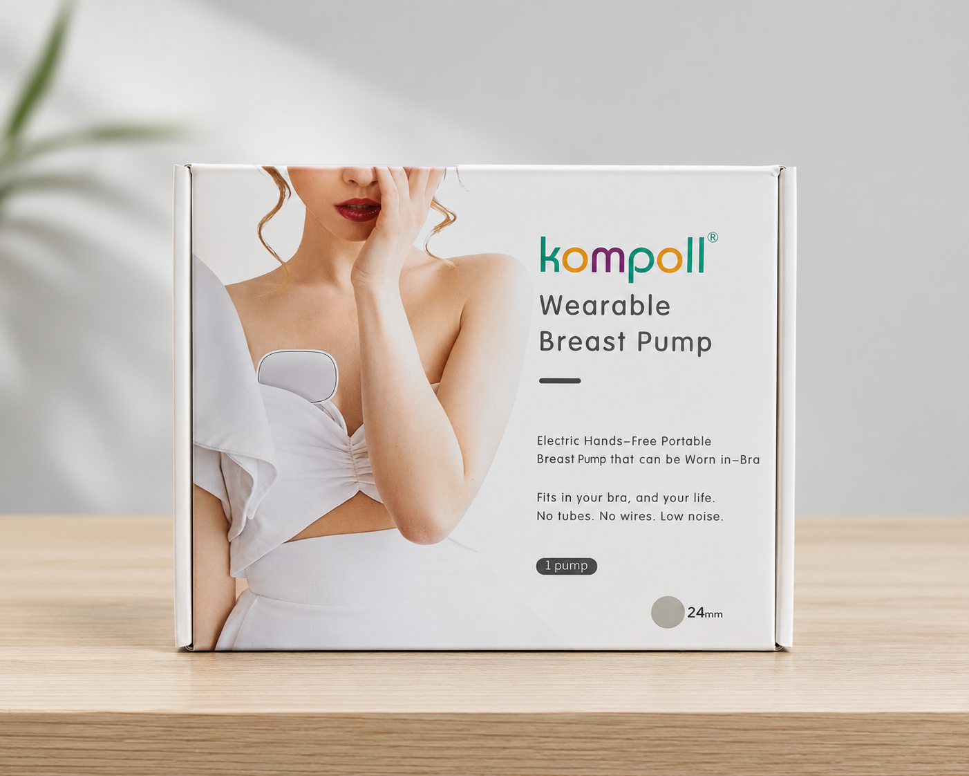 WEARABLE BREAST PUMP - ELECTRIC, HANDS-FREE & PORTABLE by KOMPOLL