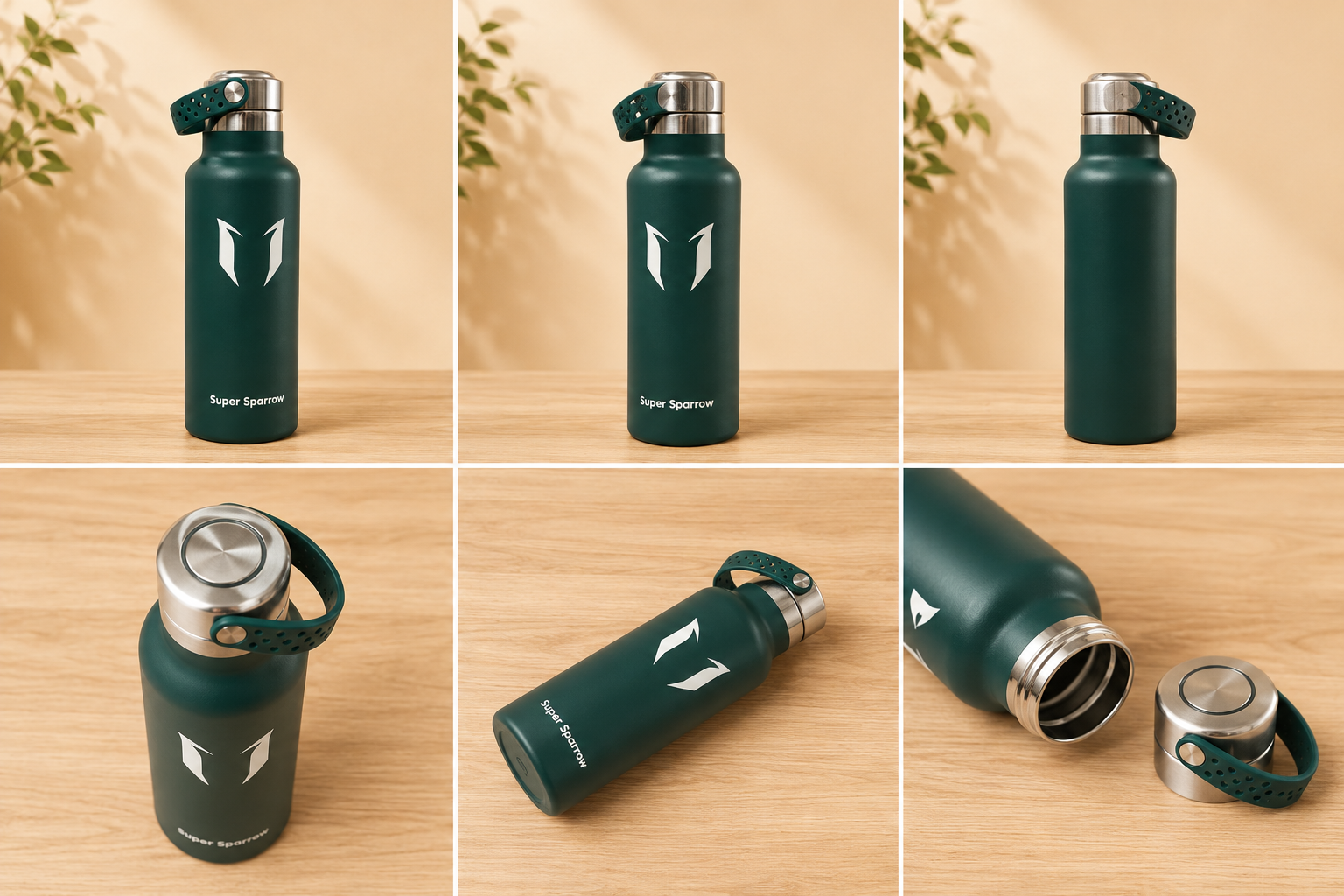 SUPER SPARROW INSULATED WATER BOTTLE - 500ml FOR SPORT, GYM, SCHOOL, OUTDOOR & TRAVEL