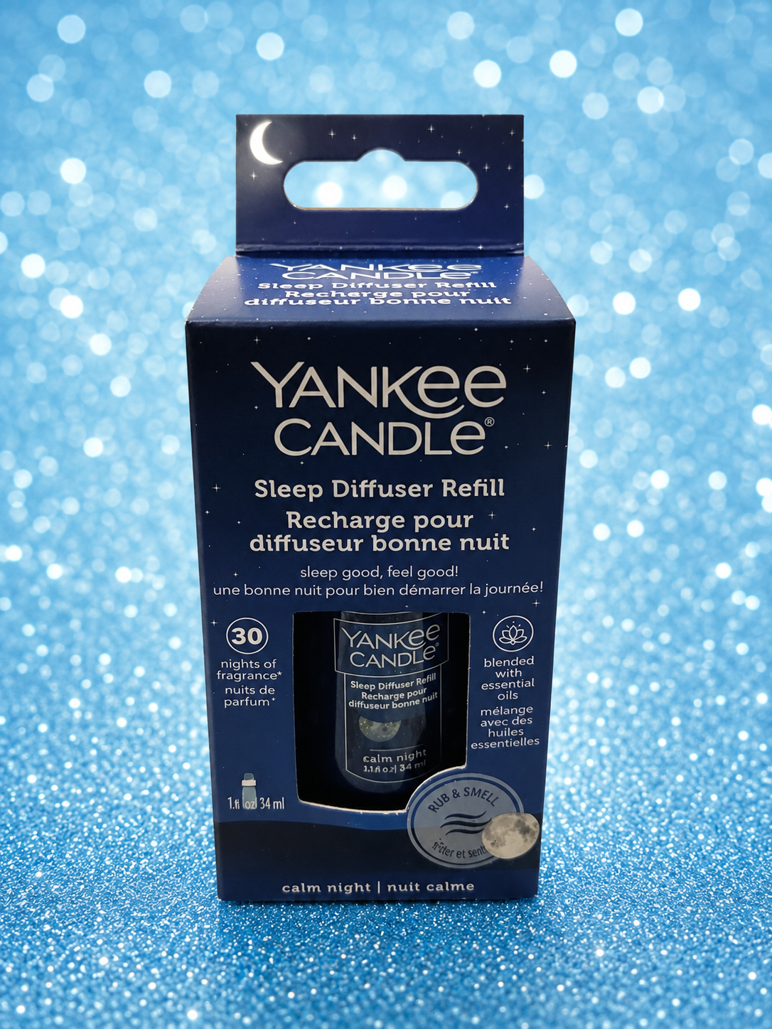 SLEEP DIFFUSER REFILL - 30 NIGHTS OF FRAGRANCE - SLEEP GOOD,FEEL GOOD! by YANKEE CANDLE